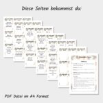 5 Sekunden Weihnachten Spiel für Kinder Druckvorlage mit Spielkarten