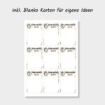 5 Sekunden Weihnachten Spiel für Kinder blanko Karten